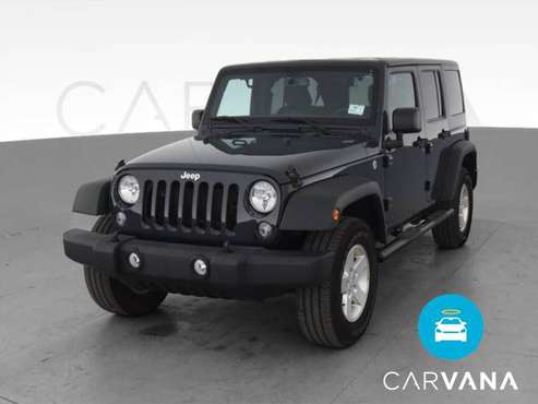2017 Jeep Wrangler Unlimited Sport S Sport Utility 4D suv Black - -... for sale in Richmond, IN