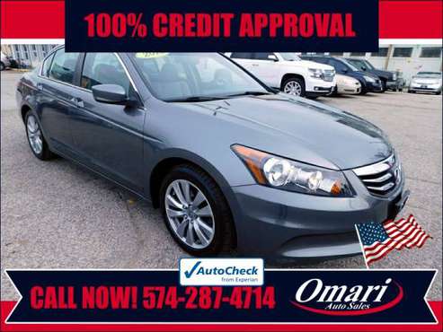 2012 Honda Accord Sdn 4dr I4 Auto EX-L Guaranteed Approval! As low for sale in South Bend, IN