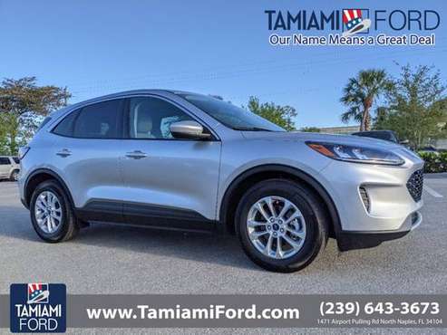 2020 Ford Escape Ingot Silver Metallic FOR SALE - MUST SEE! - cars for sale in Naples, FL