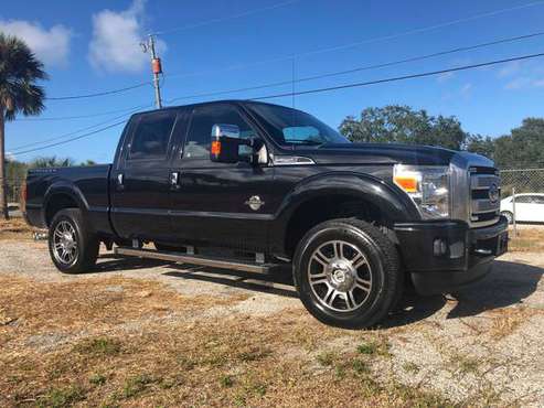 MINT 2014 Ford Superduty F250 Platinum 4x4 6.7 Diesel LOADED SUNROOF for sale in Boca Raton, FL