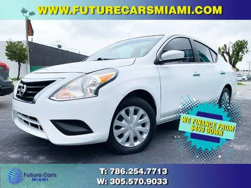 2016 NISSAN VERSA SV CLEAN CARFAX CERTIFIED 1 OWNER ($ 499.- DOWN... for sale in Miami, FL