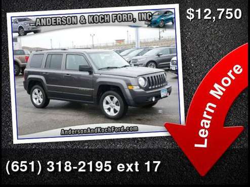 2016 Jeep Patriot Latitude Anderson Koch Ford - - by for sale in North Branch, MN