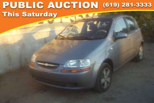 2006 Chevrolet Chevy Aveo Public Auction Opening Bid - cars & trucks... for sale in Mission Valley, CA