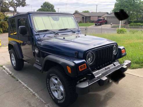 03 Jeep Wrangler X 4.0 6 Cylinder 5 spd - cars & trucks - by owner -... for sale in Rio Linda, CA