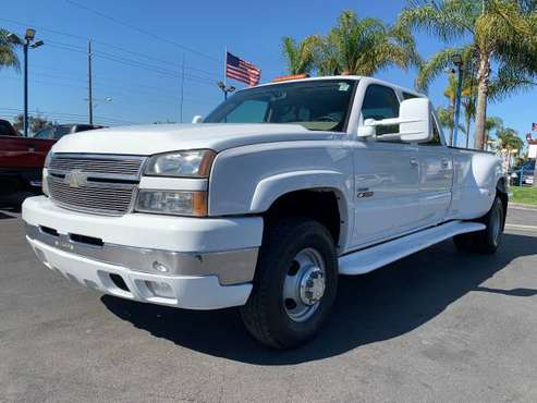 2006 Chevrolet Silverado 3500 Crew DUALLY DIESEL LEATHER CLEAN 1 OWNER for sale in Stanton, CA