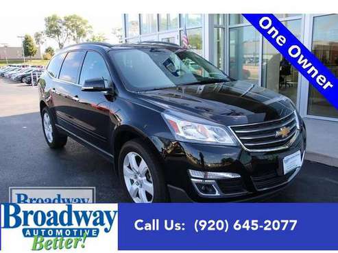 2016 Chevrolet Traverse SUV LT - Chevrolet Mosaic Black for sale in Green Bay, WI
