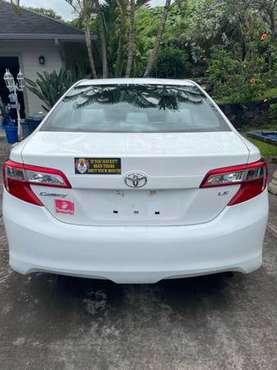 TOYOTA CAMRY 2012 (white) for sale in Keauhou, HI
