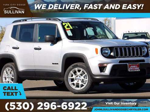 2021 Jeep Renegade Sport FOR ONLY 398/mo! - - by for sale in Yuba City, CA