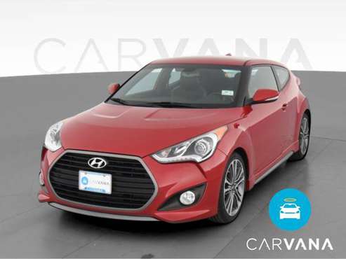 2016 Hyundai Veloster Turbo Coupe 3D coupe Red - FINANCE ONLINE -... for sale in San Antonio, TX