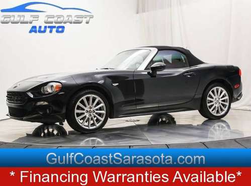 2017 FIAT 124 SPIDER LUSSO CONVERTIBLE LEATHER LOW MILES CLEAN for sale in Sarasota, FL