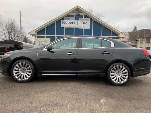 2013 Lincoln MKS AWD Black/Black Leather Pano Moonroof 20s NEW COND.... for sale in Mount Clemens, MI