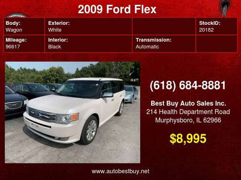 2009 Ford Flex Limited AWD Crossover 4dr Call for Steve or Dean -... for sale in Murphysboro, IL
