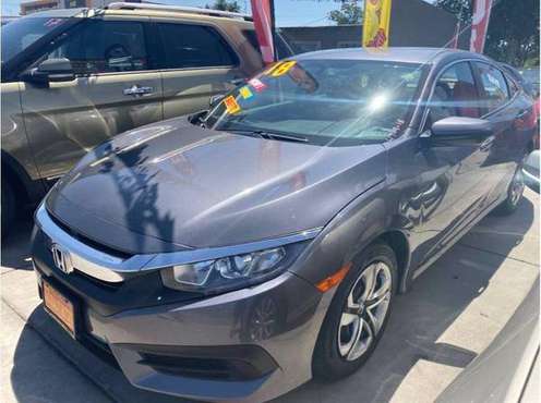 2018 Honda Civic LX WE WORK WITH ALL CREDIT SITUATIONS!!! - cars &... for sale in Modesto, CA