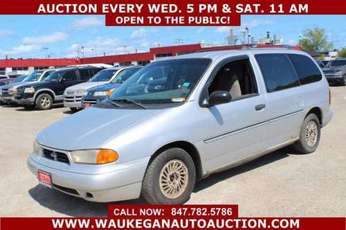 1998 *FORD* *WINDSTAR* GL 3.8L V6 3ROW ALLOY GOOD TIRES E37334 for sale in WAUKEGAN, IL