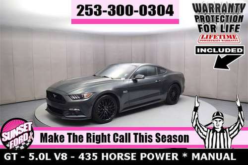 2015 Ford Mustang GT 5.0L V8 Coupe 435 HP WARRANTY 4 LIFE for sale in Sumner, WA