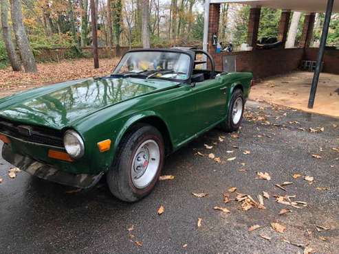 1972 TR-6 - cars & trucks - by owner - vehicle automotive sale for sale in Greer, SC