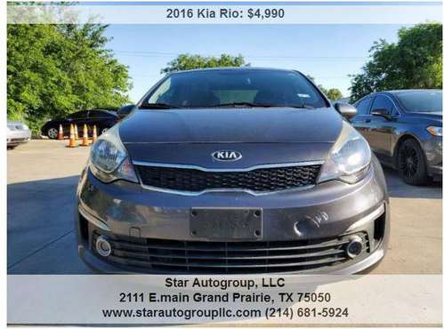 2016 Kia Rio - cars & trucks - by dealer - vehicle automotive sale for sale in Grand Prairie, TX
