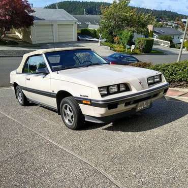 1984 Pontiac Sunbird Convertible LE - cars & trucks - by owner -... for sale in ANACORTES, WA
