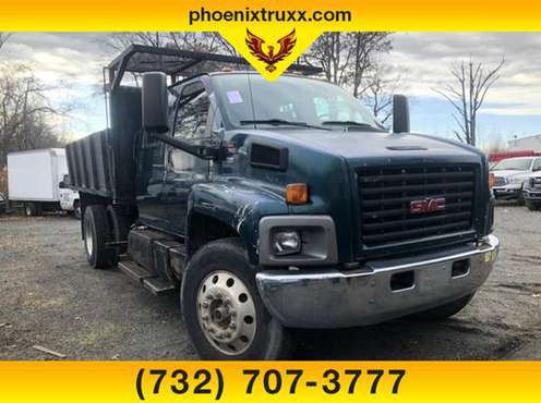2005 GMC C7500 2DR 2WD DRW flatbed dump bed body diesel - cars &... for sale in south amboy, NJ