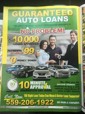 APPLY TODAY!! DRIVE OFF TODAY!! GUARANTEED AUTO LOANS!! for sale in Clovis, CA