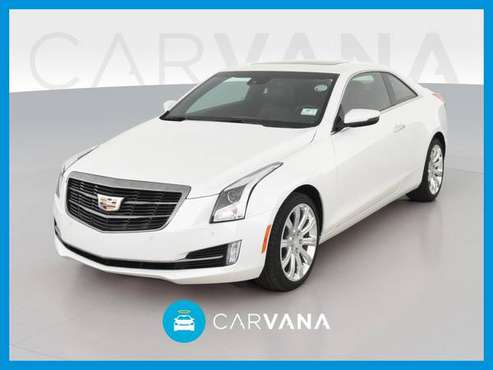 2018 Caddy Cadillac ATS Premium Luxury Coupe 2D coupe White for sale in Fort Myers, FL