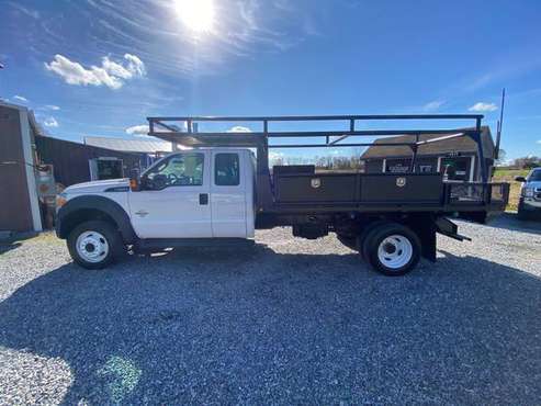 2012 Ford F-550 Ext Cab Diesel Flatbed Truck 2WD - cars & trucks -... for sale in East Berlin, VA