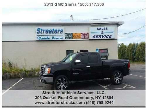 2013 GMC Sierra 1500 4x4 SLE (Streeters Open on Sundays 10-2) for sale in queensbury, NY