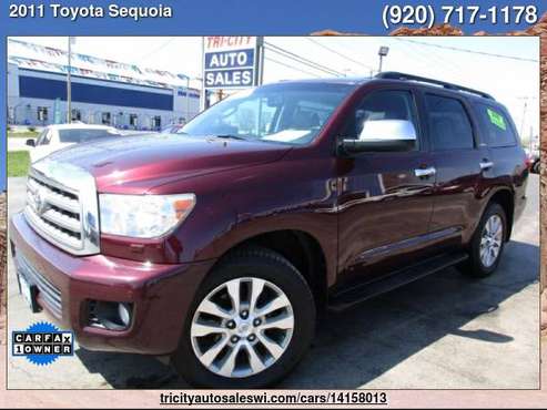 2011 TOYOTA SEQUOIA LIMITED 4X4 4DR SUV (5 7L V8 FFV) Family owned for sale in MENASHA, WI