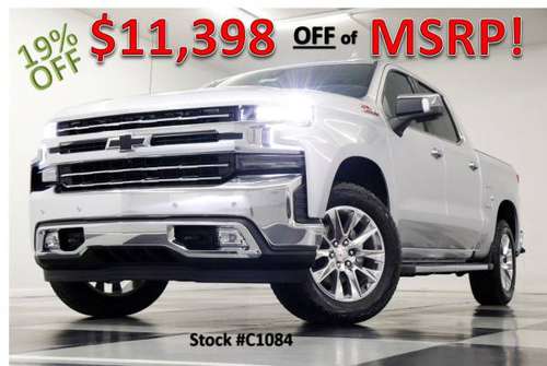 WAY OFF MSRP! NEW Silver 2021 Chervolet 1500 LTZ 4WD Crew Cab... for sale in Clinton, AR