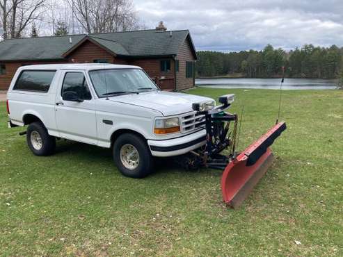 1984 Bronco with plow for sale in Eagle River, WI