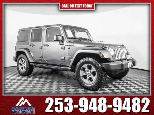 2018 Jeep Wrangler Unlimited Sahara 4x4 - - by for sale in PUYALLUP, WA