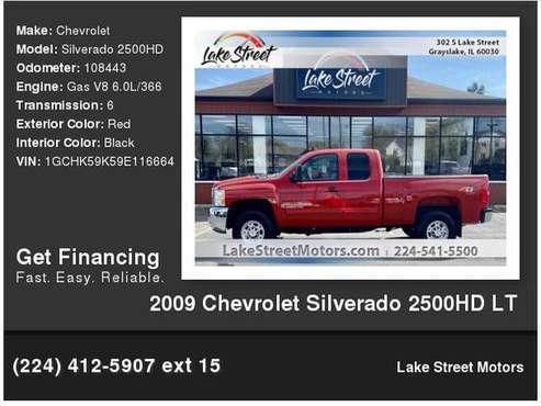 2009 Chevrolet Chevy Silverado 2500HD LT - - by dealer for sale in Grayslake, IL