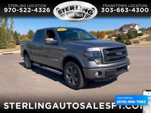2014 Ford F-150 F150 F 150 4WD SuperCrew 145 FX4 - CALL/TEXT TODAY!... for sale in Sterling, CO