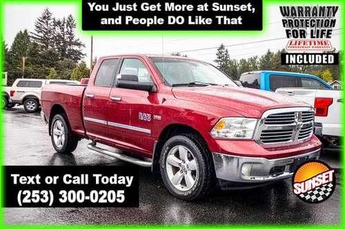 2015 Ram 1500 4x4 4WD Truck Dodge SLT Extended Cab for sale in Sumner, WA