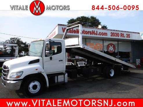 2015 Hino 268 ROLL BACK TOW TRUCK WHEEL LIFT for sale in south amboy, IN