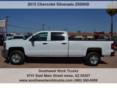 2015 Chevrolet Silverado 2500HD 2WD Crew Cab Long Bed Work Truck for sale in Mesa, AZ