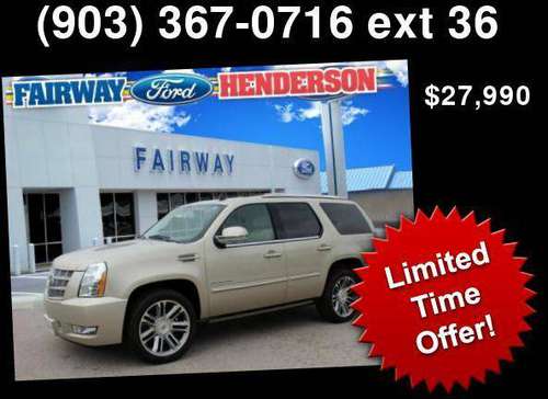2013 Cadillac Escalade Premium - - by dealer - vehicle for sale in Henderson, TX
