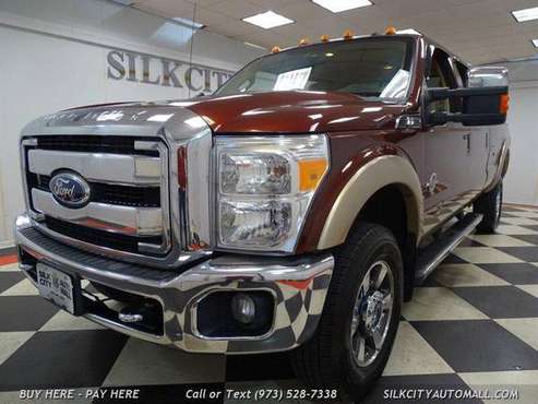 2011 Ford F-350 F350 F 350 SD LARIAT Crew Cab 4x4 Diesel 8ft Bed 4x4 for sale in Paterson, PA