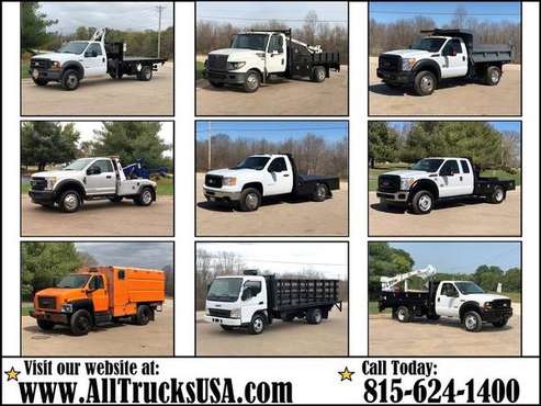 FLATBED & STAKE SIDE TRUCKS CAB AND CHASSIS DUMP TRUCK 4X4 Gas for sale in Appleton, WI