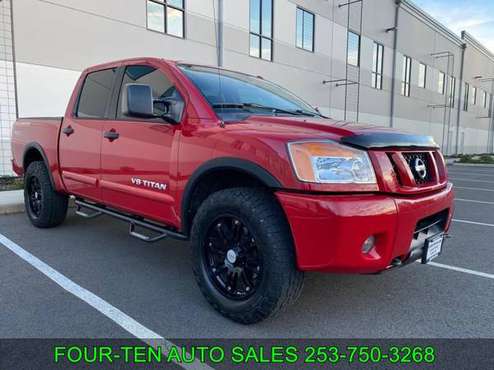 2011 NISSAN TITAN 4x4 4WD PRO-4X TRUCK LOW MILES 4WD OFF ROAD for sale in Bonney Lake, WA