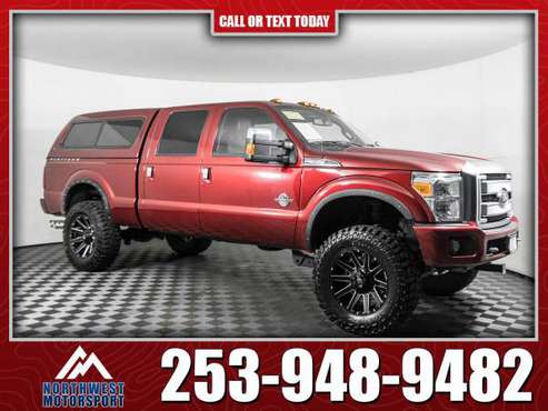 Lifted 2016 Ford F-350 Lariat Platinum 4x4 - - by for sale in PUYALLUP, WA