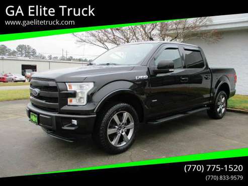2015 Ford F-150 F150 F 150 Lariat 4x4 4dr SuperCrew 5 5 ft SB for sale in Jackson, GA
