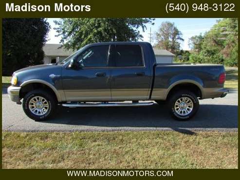 2003 Ford F-150 King Ranch SuperCrew 4WD 4-Speed Automatic for sale in Madison, VA