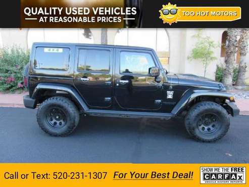 2015 Jeep Wrangler Unlimited Unlimited Sahara suv Black Clearcoat -... for sale in Tucson, AZ