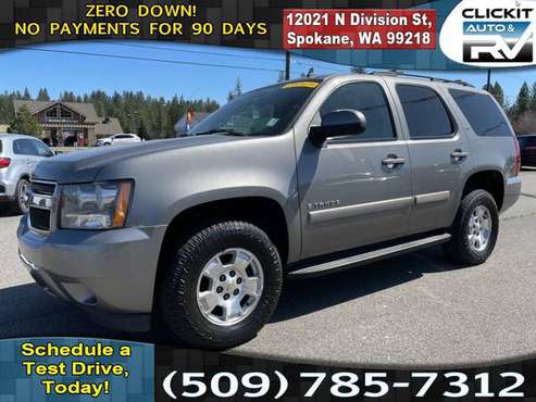 2007 Chevrolet Chevy Tahoe LT 5 3L V8 4X4 SUV Zero Down! - cars & for sale in Spokane, WA