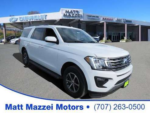 2019 Ford Expedition Max SUV XLT (Oxford White) - cars & trucks - by... for sale in Lakeport, CA