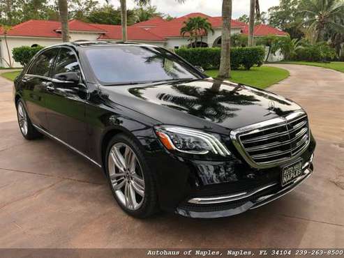 2018 Mercedes Benz S560 with only 7,800 miles! Like New! $112,700 -... for sale in Naples, FL