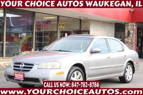 2002*NISSAN*MAXIMA GLE*70K 1OWNER LEATHER KYLS ALLOY GOOD TIRES 324417 for sale in WAUKEGAN, IL