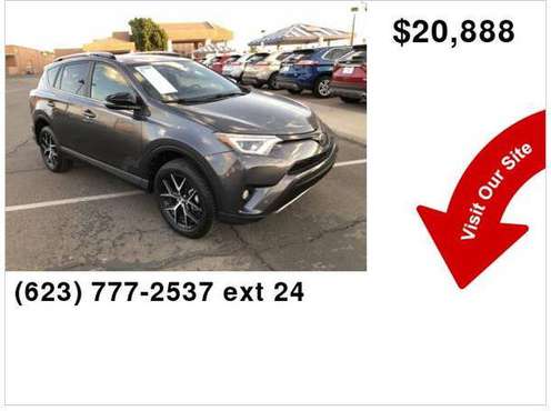 2017 Toyota Rav4 SE Gray - cars & trucks - by dealer - vehicle... for sale in Glendale, AZ