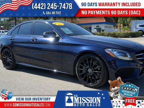 2018 Mercedes-Benz CClass C Class C-Class FOR ONLY 429/mo! - cars & for sale in Vista, CA